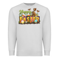 Dove Grey Happy Easter Premium Sweatshirt - LillyAllenDesigns