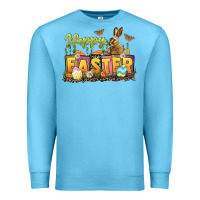 Ocean Blue Happy Easter Premium Sweatshirt - LillyAllenDesigns