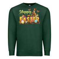 Sports Green Happy Easter Premium Sweatshirt - LillyAllenDesigns