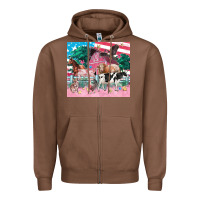 Chestnut American farm animals tumbler 4th of july Zipper Hoodie - FaDigitalArtStudio
