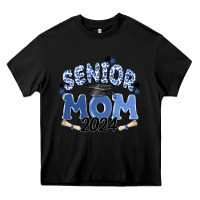Black senior mom 2024 Heavy Core Tee - MaliasSmallBusiness