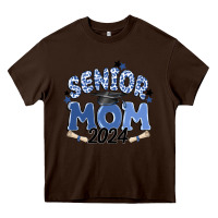 Chocolate Brown senior mom 2024 Heavy Core Tee - MaliasSmallBusiness