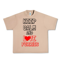 Burro Keep Calm And Love Furries Urban Heavy Tee - Bettercallsaul