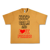 Peanut Butter Keep Calm And Love Furries Urban Heavy Tee - Bettercallsaul