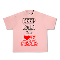 Salmon Keep Calm And Love Furries Urban Heavy Tee - Bettercallsaul