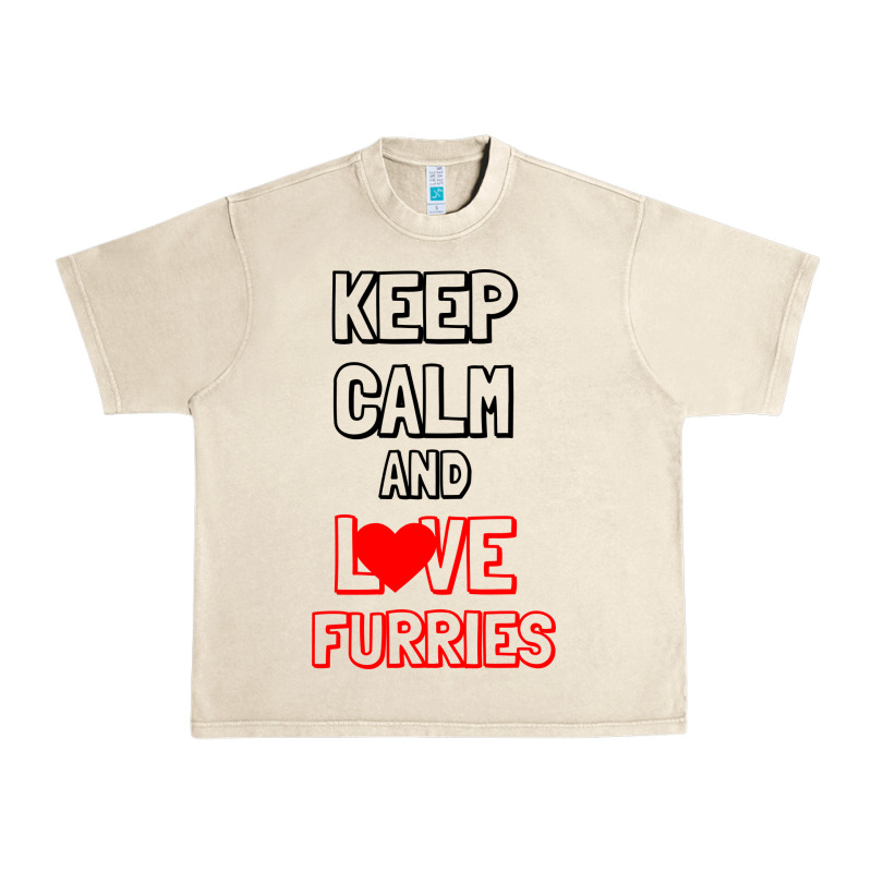 Keep Calm And Love Furries Urban Heavy Tee by Bettercallsaul | Teevron