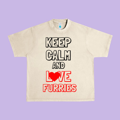 Keep Calm And Love Furries Urban Heavy Tee Designed By Bettercallsaul