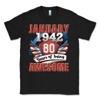 Black january 1942 80 years of being awesome Classic Tee - Jasminsmagicworld