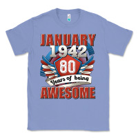 Colony Blue january 1942 80 years of being awesome Classic Tee - Jasminsmagicworld
