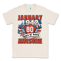 Natural january 1942 80 years of being awesome Classic Tee - Jasminsmagicworld