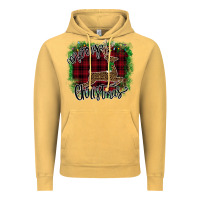 Vintage Mustard Merry Christmas Deer Vintage Hoodie - Bettercallsaul