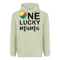 Matcha one lucky mama Heavyweight Hoodie - CowhideDigitalArt