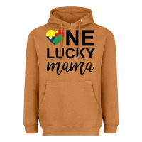 Meerkat one lucky mama Heavyweight Hoodie - CowhideDigitalArt