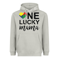 Moon Dust one lucky mama Heavyweight Hoodie - CowhideDigitalArt