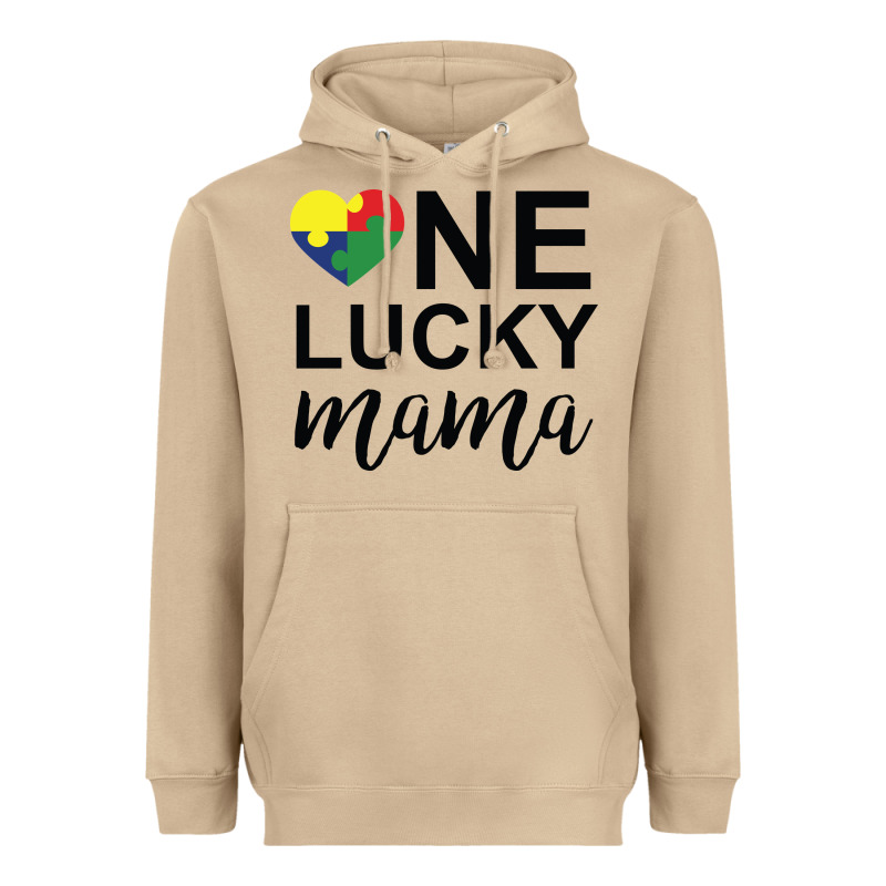 One Lucky Mama Heavyweight Hoodie by CowhideDigitalArt | Teevron