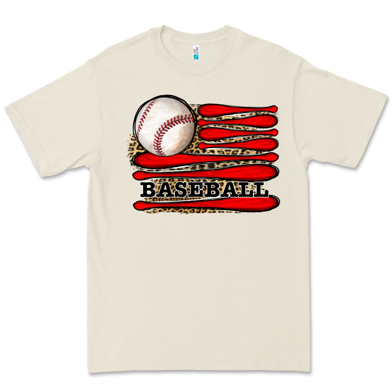 Leopard Baseball Flag Premium Tee by JahusDesignShop | Teevron