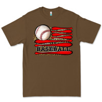 Cacao leopard baseball flag Premium Tee - JahusDesignShop