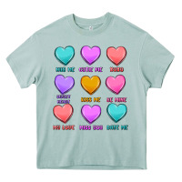 Arona valentine's day candy hearts Heavy Core Tee - MaliasSmallBusiness