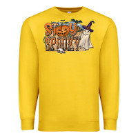 Lemon Stay Spooky Premium Sweatshirt - CowhideDigitalArt