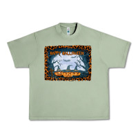 Oil Green Happy Halloween Urban Heavy Tee - Bettercallsaul