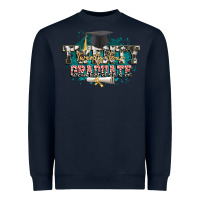 Navy Twenty twenty four graduate Heavyweight Sweatshirt - CowGirlArtShop