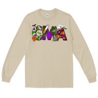 Mushroom Halloween CMA Certified Medical Assistant Long Sleeve Tee - NancyCooperArtShop