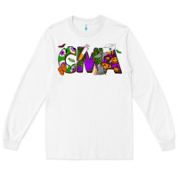 White Halloween CMA Certified Medical Assistant Long Sleeve Tee - NancyCooperArtShop