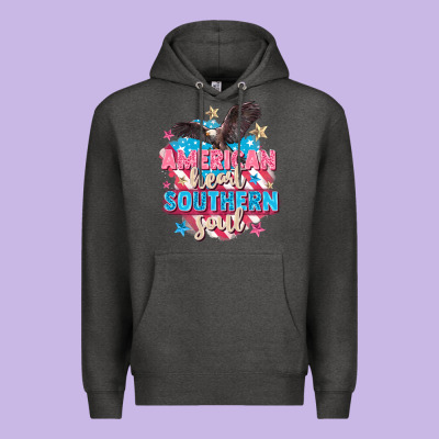 American Heart Southern Soul 4th Of July Premium Hoodie Designed By Fadigitalartstudio