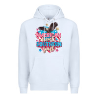White American heart southern soul 4th of july Premium Hoodie - FaDigitalArtStudio