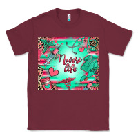Burgundy nurse life Classic Tee - RanaPortraitStore