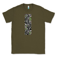Army Green zebra Classic Tee - LillyAllenDesigns