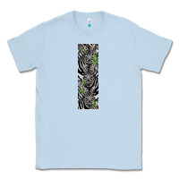 Dusty Blue zebra Classic Tee - LillyAllenDesigns