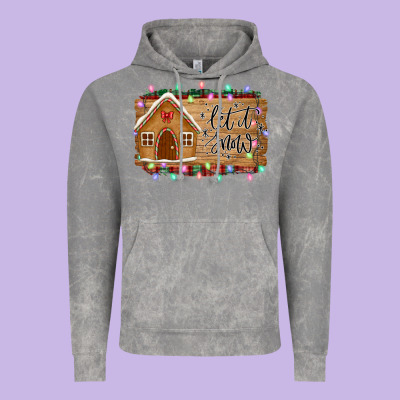 Let It Snow Vintage Hoodie Designed By Bettercallsaul