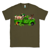 Army Green st patricks farm animals truck Classic Tee - Jasminsmagicworld