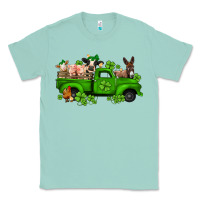 Seafoam st patricks farm animals truck Classic Tee - Jasminsmagicworld