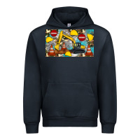 Navy excavator sippy Urban Hoodie - Artiststas