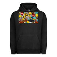 Pigment Black excavator sippy Urban Hoodie - Artiststas