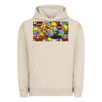 Pigment French Oak excavator sippy Urban Hoodie - Artiststas