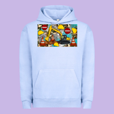 Excavator Sippy Urban Hoodie Designed By Artiststas