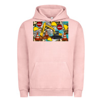 Pigment Salmon excavator sippy Urban Hoodie - Artiststas