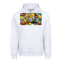 White excavator sippy Urban Hoodie - Artiststas
