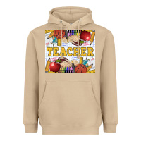 Mushroom Teacher Heavyweight Hoodie - LillyAllenDesigns
