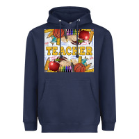 Navy Teacher Heavyweight Hoodie - LillyAllenDesigns