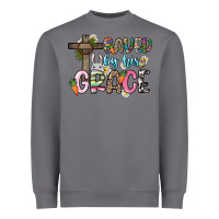 Storm Saved by his grace Easter Day Heavyweight Sweatshirt - HowdyJamesFarm