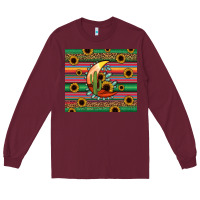 Burgundy western desert moon Long Sleeve Tee - Jasminsmagicworld
