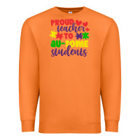 Carrot proud teacher to ausome students Premium Sweatshirt - CowhideDigitalArt