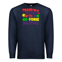 Navy proud teacher to ausome students Premium Sweatshirt - CowhideDigitalArt