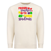 Sandshell proud teacher to ausome students Premium Sweatshirt - CowhideDigitalArt