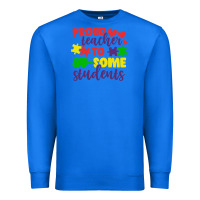 True Royal proud teacher to ausome students Premium Sweatshirt - CowhideDigitalArt