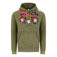 Vintage Olive Merry Christmas - Gnome - Gnome Vintage Hoodie - Bettercallsaul
